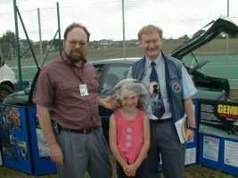 David Shayler and Paul Money with Stacey Parratt