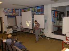 David Shayler presenting 'At Home in Space'