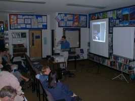 David Norman (chairman, TAS) presenting the latest HST images